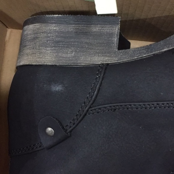 Jellypop Grant Lace Up Boots distressed heel- Shoe - Picture 3 of 4